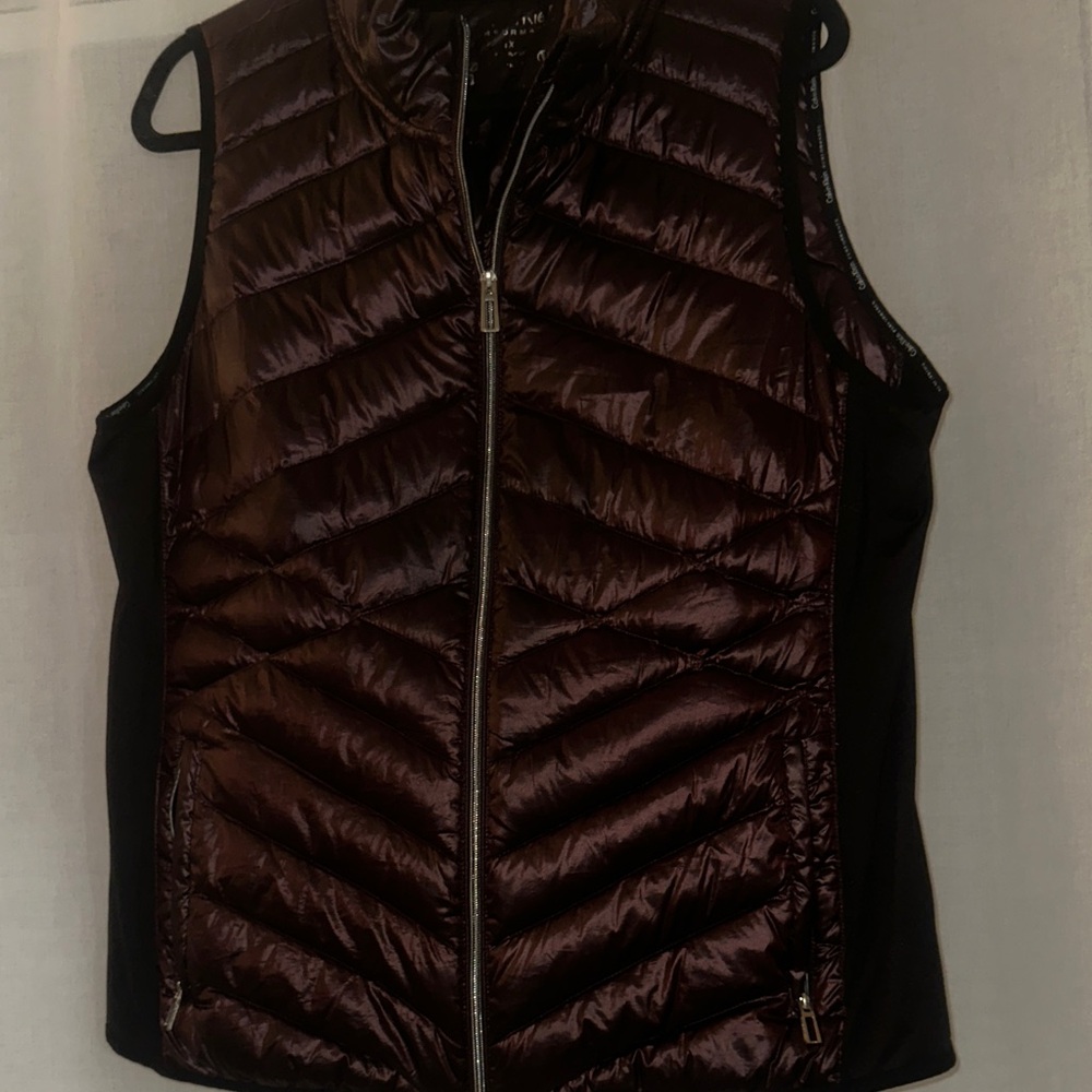 Calvin Klein Women's Deep Burgundy Puffer Jacket